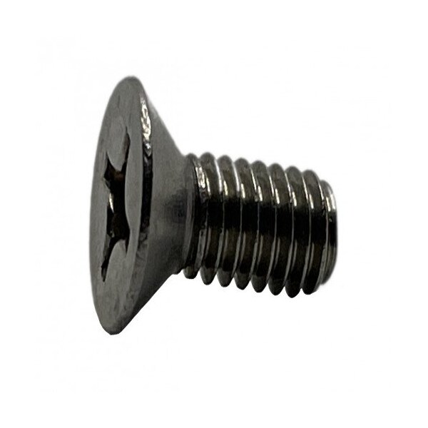 Suburban Bolt And Supply 1/4"-20 x 1-1/4 in Phillips Flat Machine Screw, Zinc Plated Steel A0320160116FZ - main